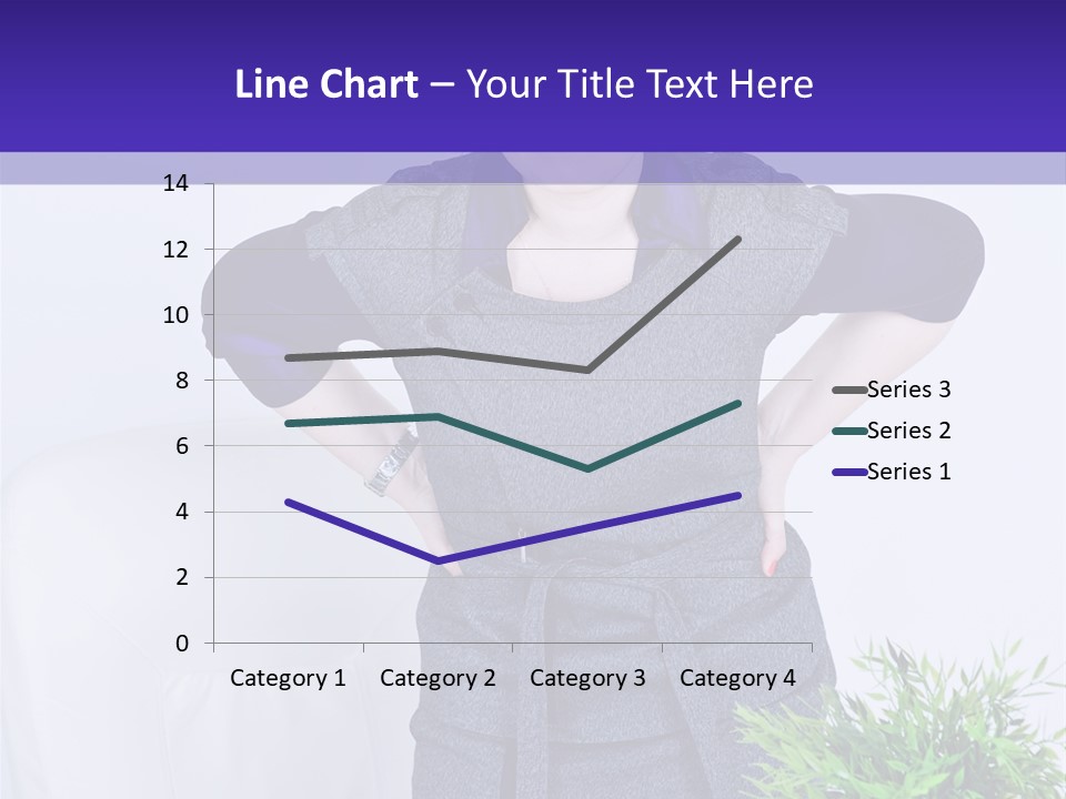 Backache Woman Lumbar PowerPoint Template