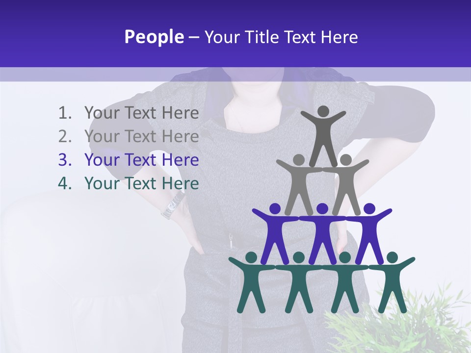 Backache Woman Lumbar PowerPoint Template