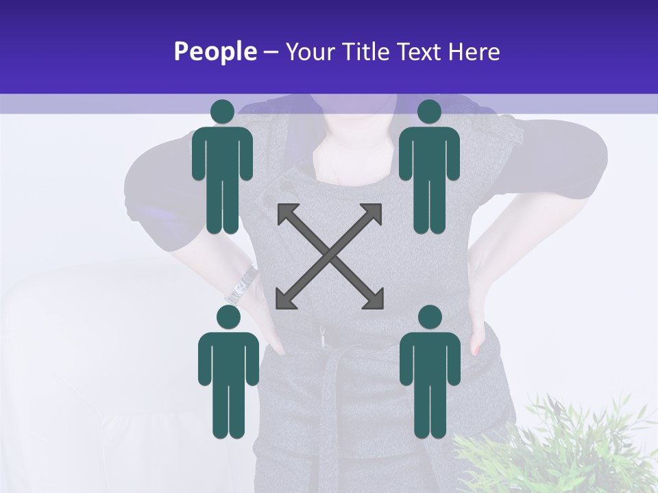 Backache Woman Lumbar PowerPoint Template
