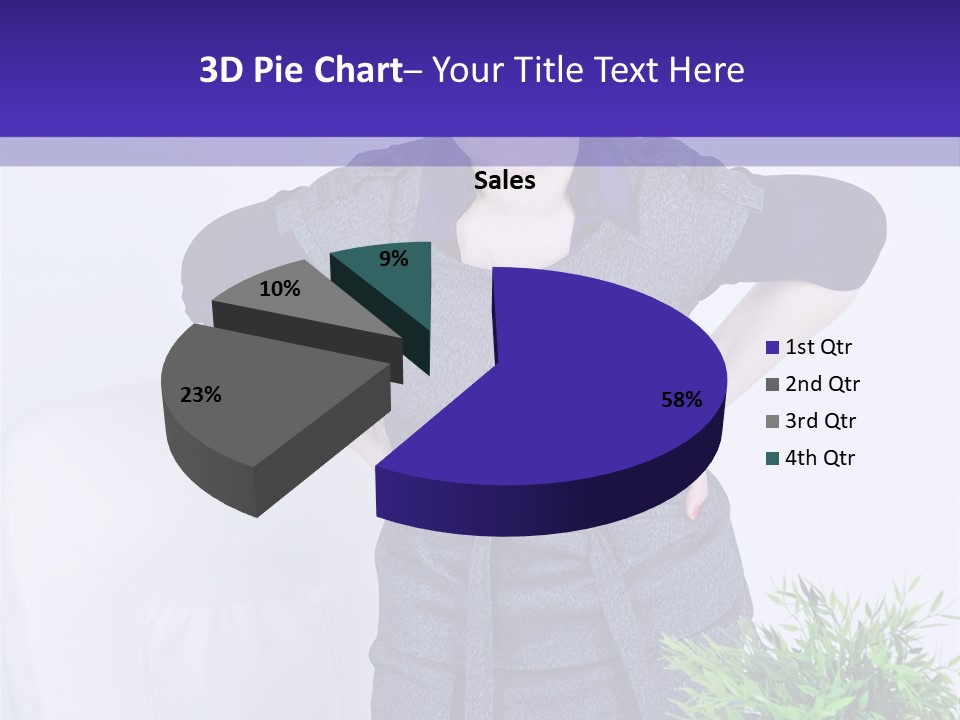 Backache Woman Lumbar PowerPoint Template