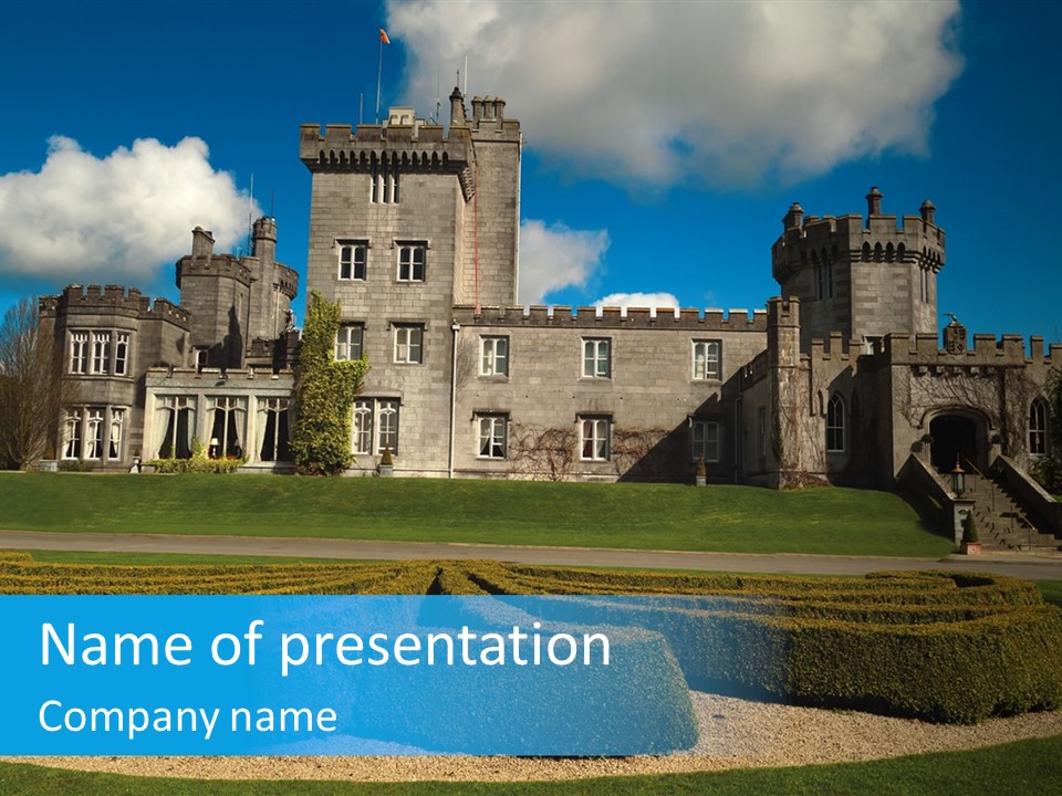 Day Gothic Fortress PowerPoint Template