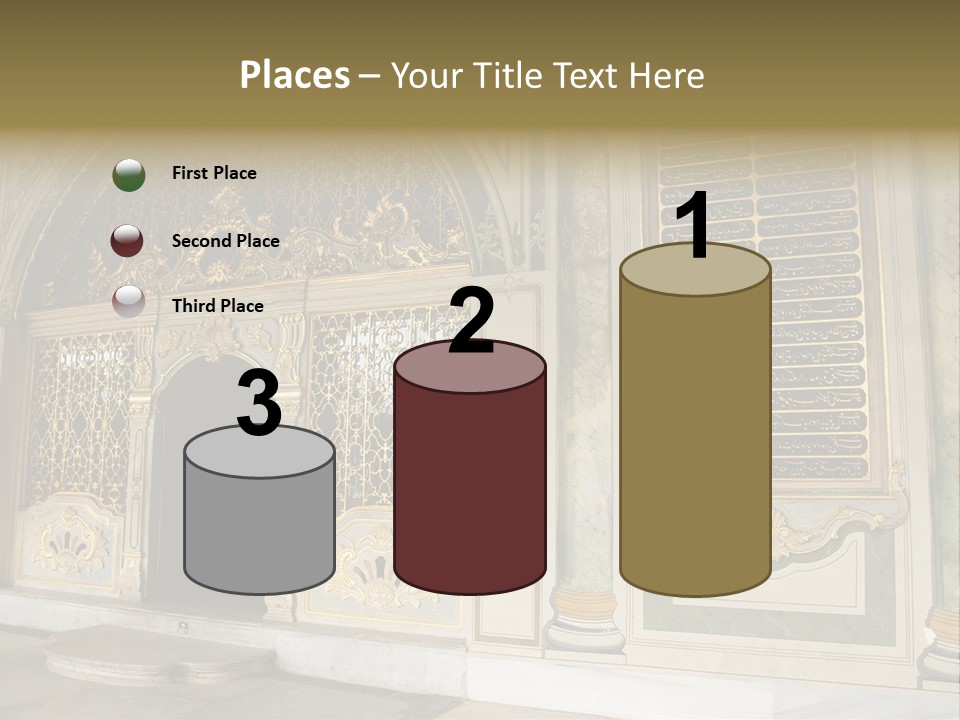 Fortress Aged Tourist PowerPoint Template