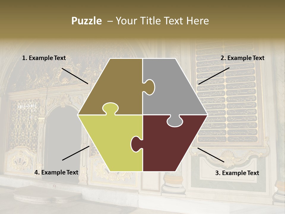 Fortress Aged Tourist PowerPoint Template