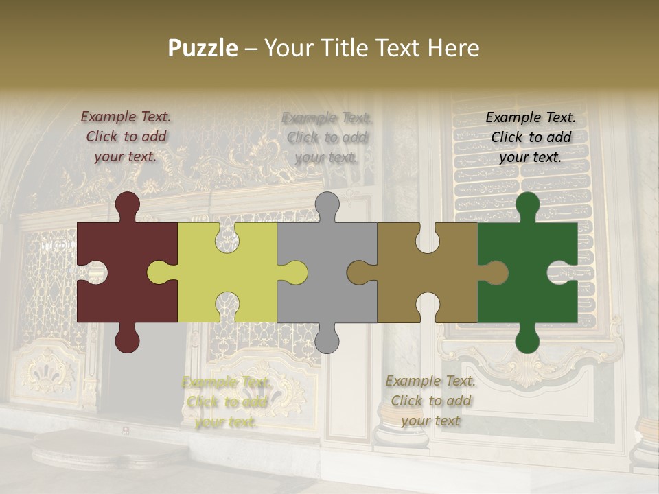 Fortress Aged Tourist PowerPoint Template