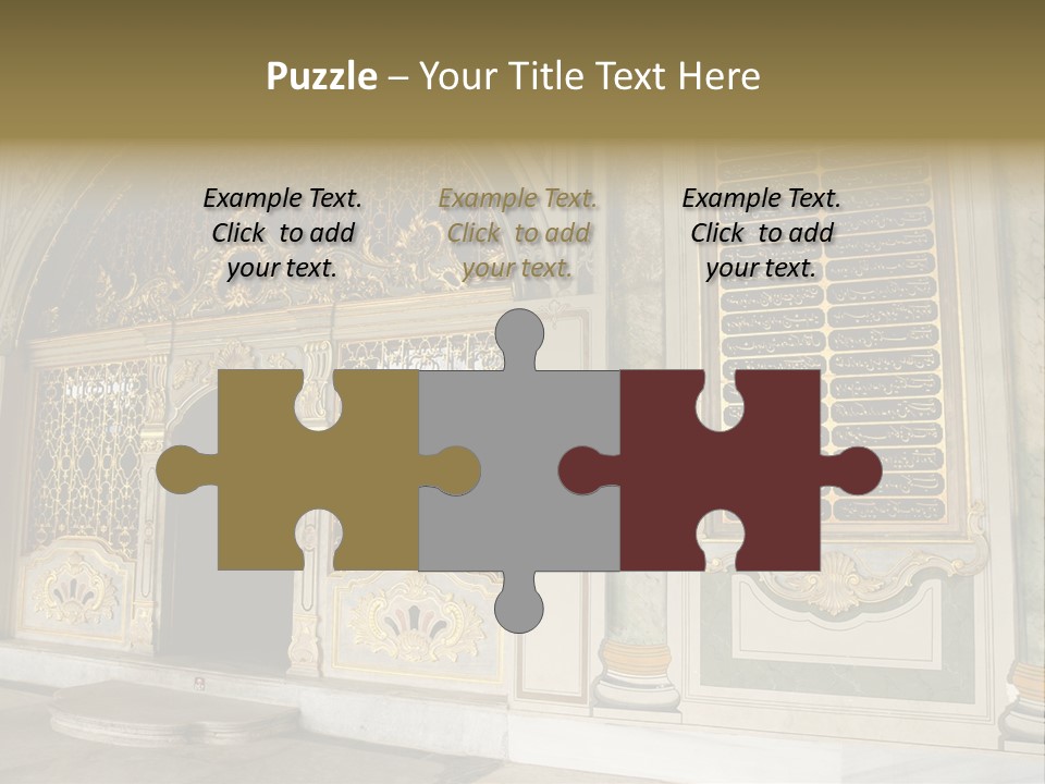 Fortress Aged Tourist PowerPoint Template