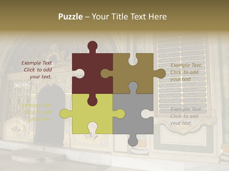 Fortress Aged Tourist PowerPoint Template