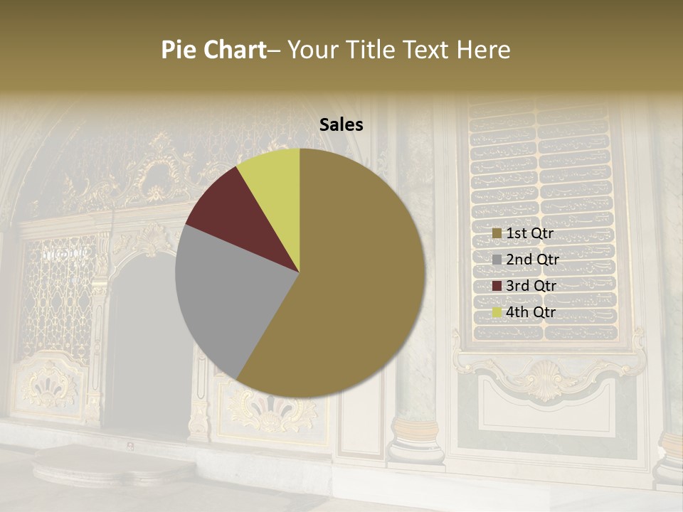 Fortress Aged Tourist PowerPoint Template