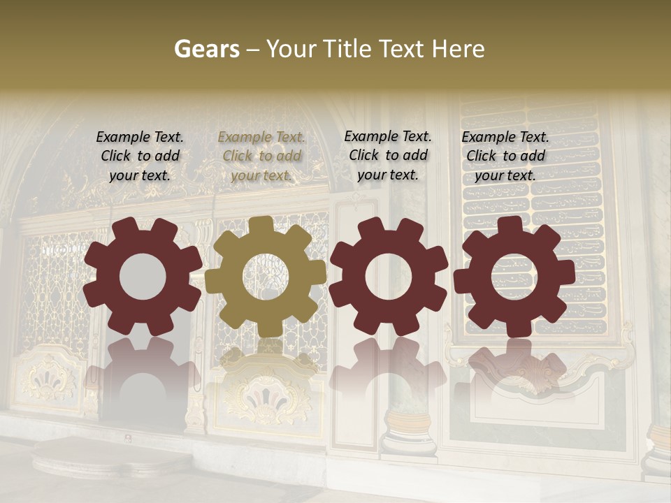 Fortress Aged Tourist PowerPoint Template