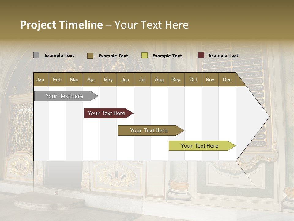 Fortress Aged Tourist PowerPoint Template
