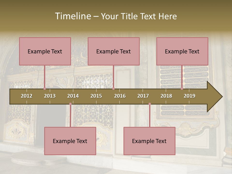 Fortress Aged Tourist PowerPoint Template