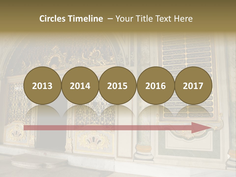 Fortress Aged Tourist PowerPoint Template