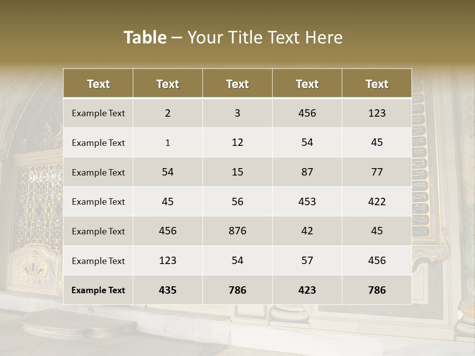 Fortress Aged Tourist PowerPoint Template