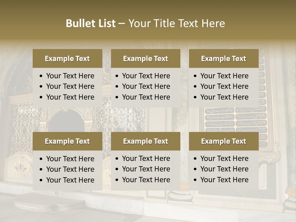 Fortress Aged Tourist PowerPoint Template