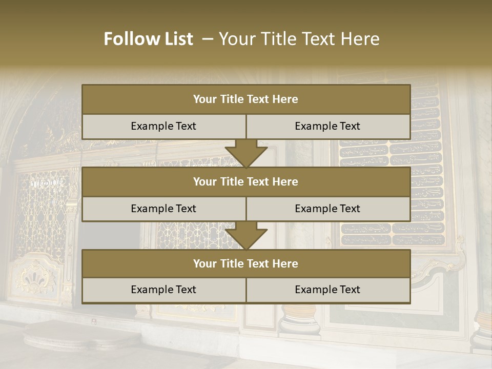 Fortress Aged Tourist PowerPoint Template