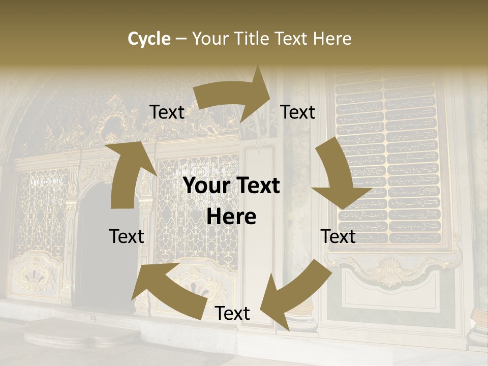 Fortress Aged Tourist PowerPoint Template