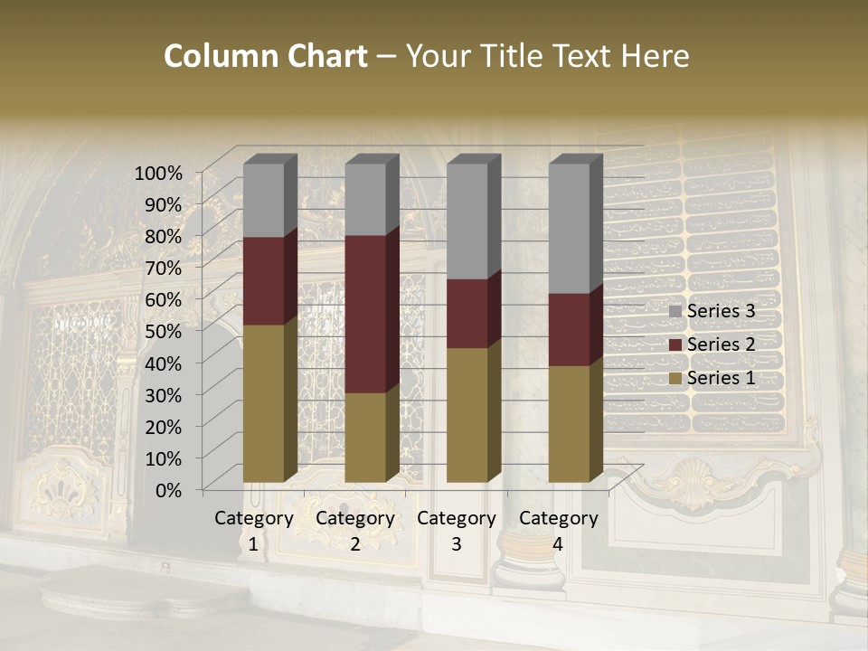 Fortress Aged Tourist PowerPoint Template