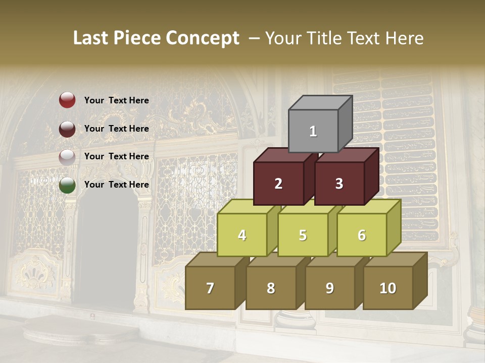 Fortress Aged Tourist PowerPoint Template