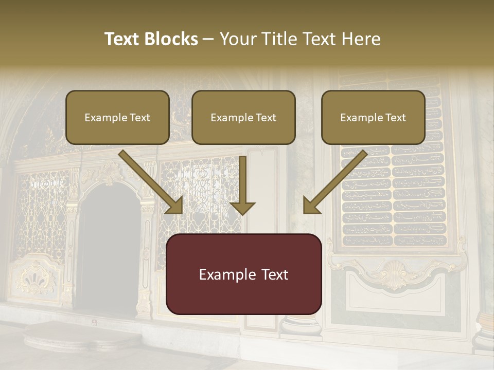 Fortress Aged Tourist PowerPoint Template