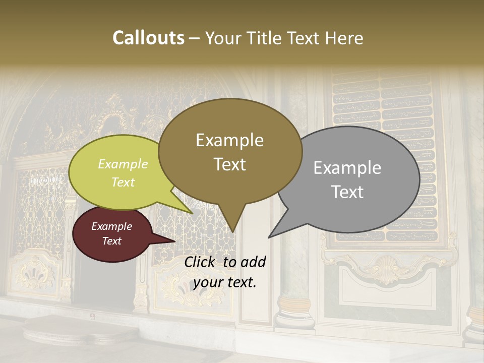 Fortress Aged Tourist PowerPoint Template