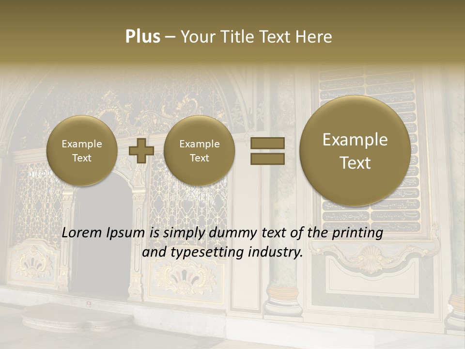 Fortress Aged Tourist PowerPoint Template