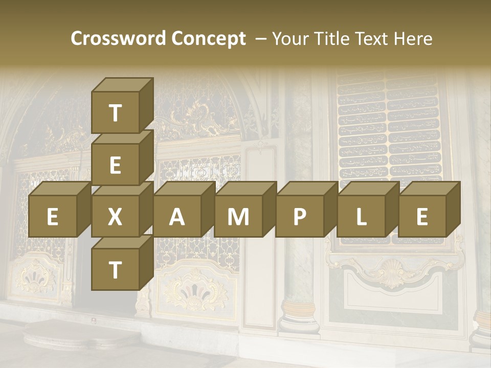 Fortress Aged Tourist PowerPoint Template