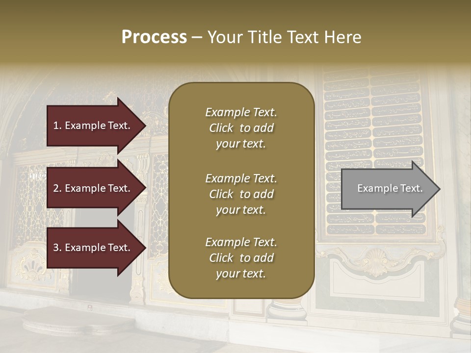 Fortress Aged Tourist PowerPoint Template