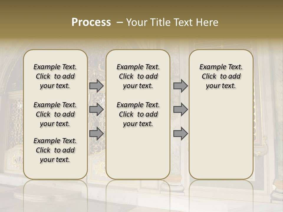 Fortress Aged Tourist PowerPoint Template