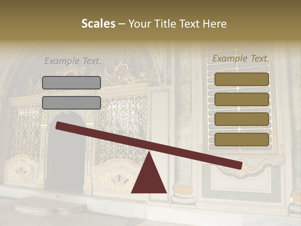 Fortress Aged Tourist PowerPoint Template