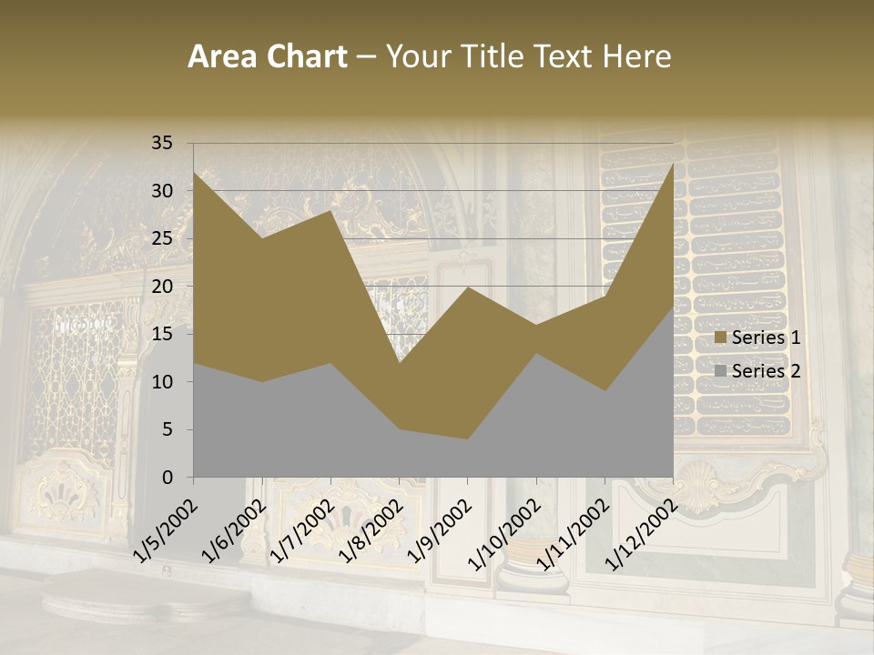 Fortress Aged Tourist PowerPoint Template