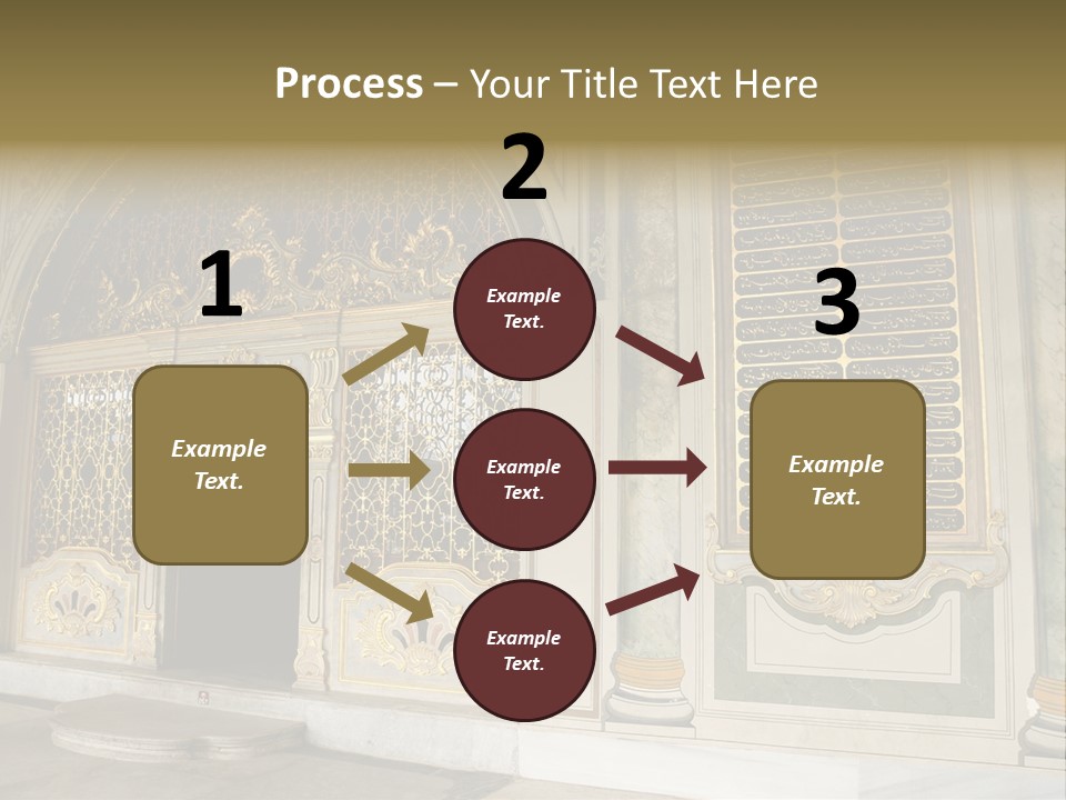 Fortress Aged Tourist PowerPoint Template