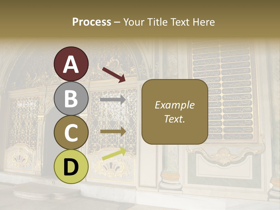 Fortress Aged Tourist PowerPoint Template