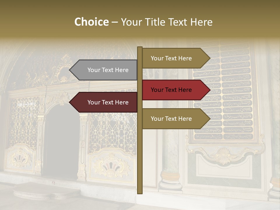 Fortress Aged Tourist PowerPoint Template