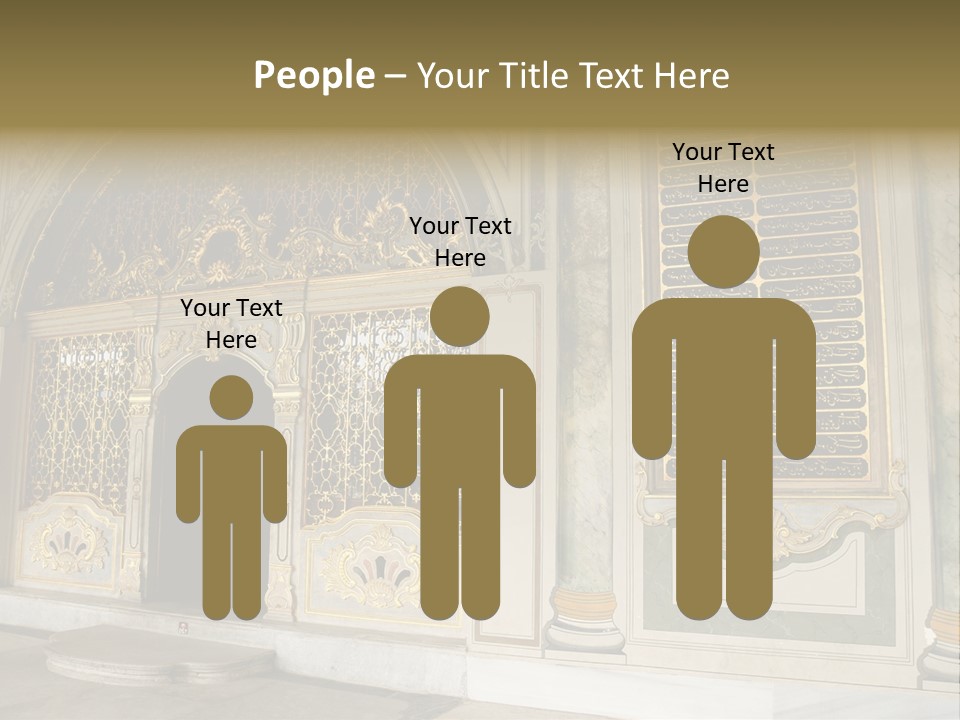 Fortress Aged Tourist PowerPoint Template