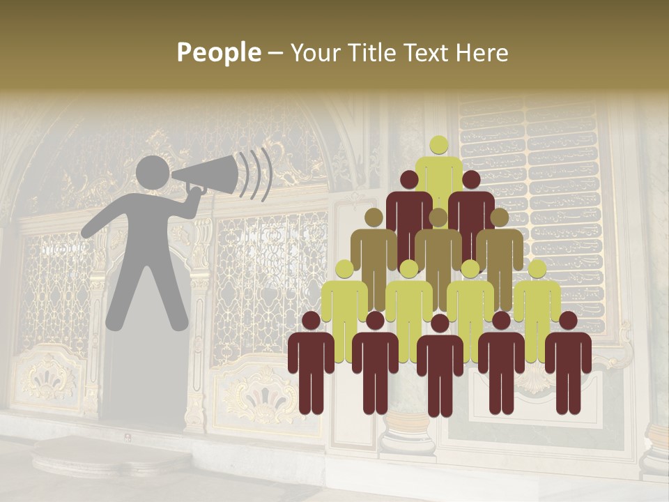 Fortress Aged Tourist PowerPoint Template