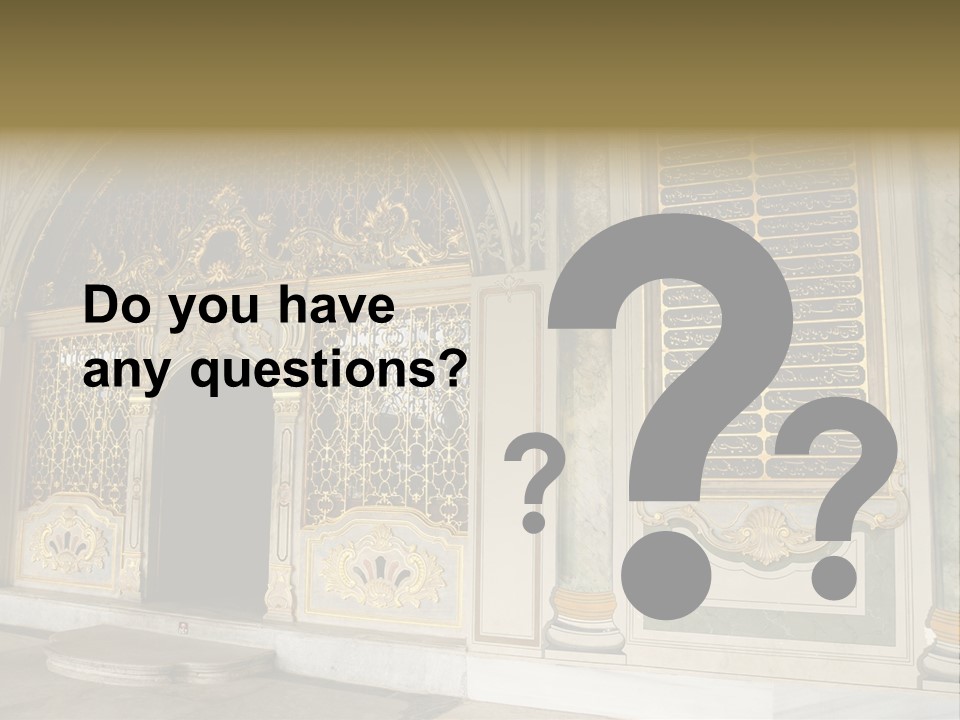 Fortress Aged Tourist PowerPoint Template