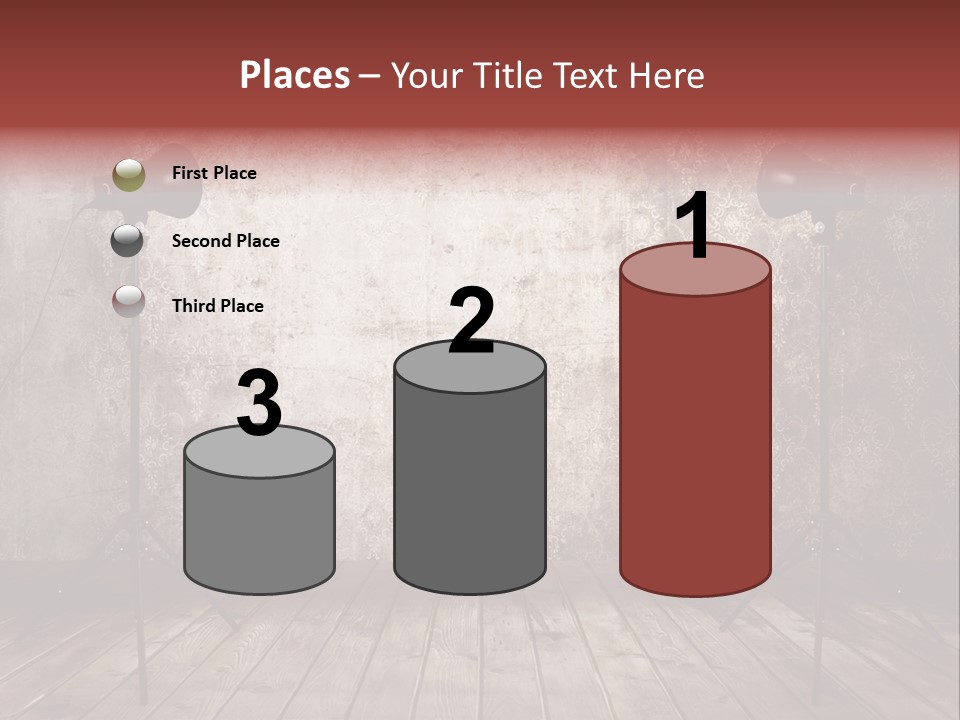 Grunge Equipment Floor PowerPoint Template