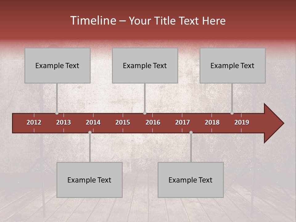 Grunge Equipment Floor PowerPoint Template