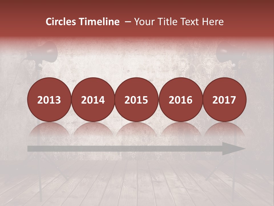 Grunge Equipment Floor PowerPoint Template