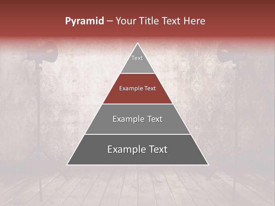 Grunge Equipment Floor PowerPoint Template