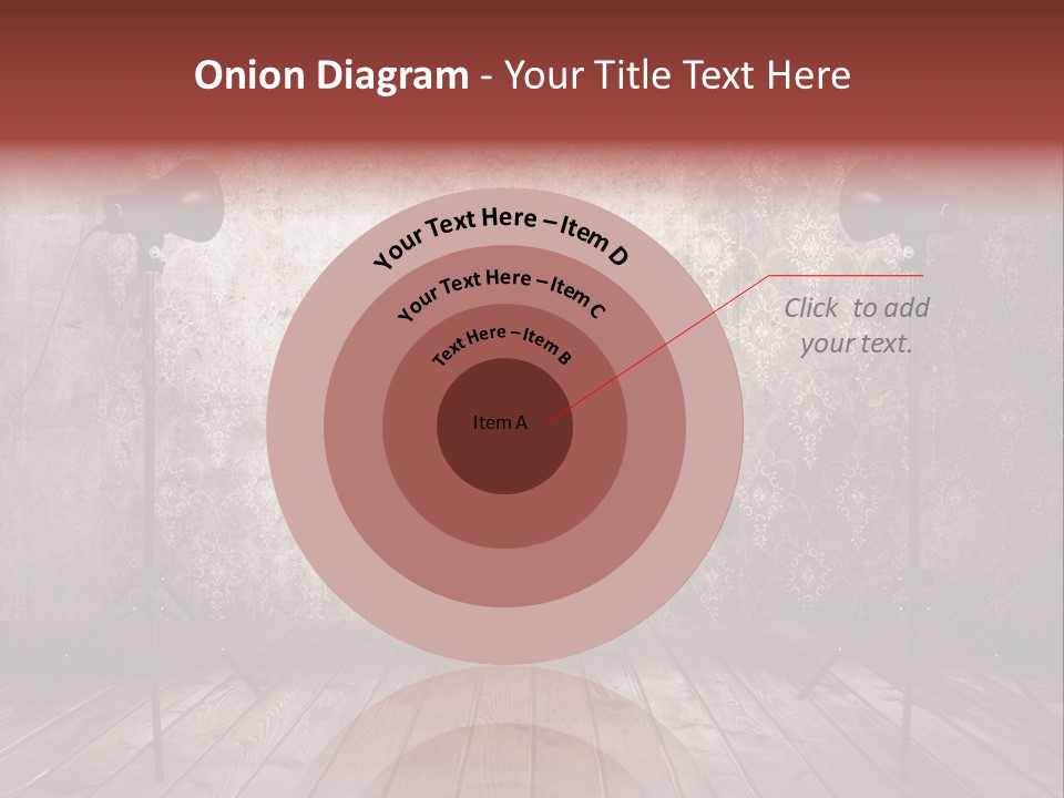 Grunge Equipment Floor PowerPoint Template