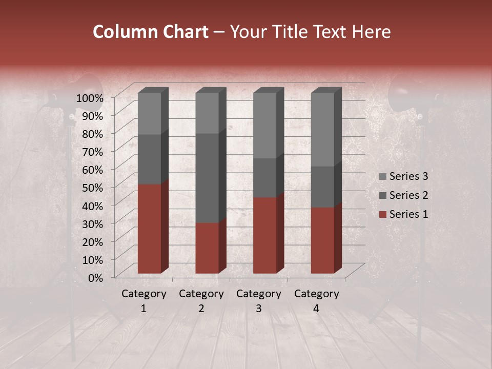 Grunge Equipment Floor PowerPoint Template