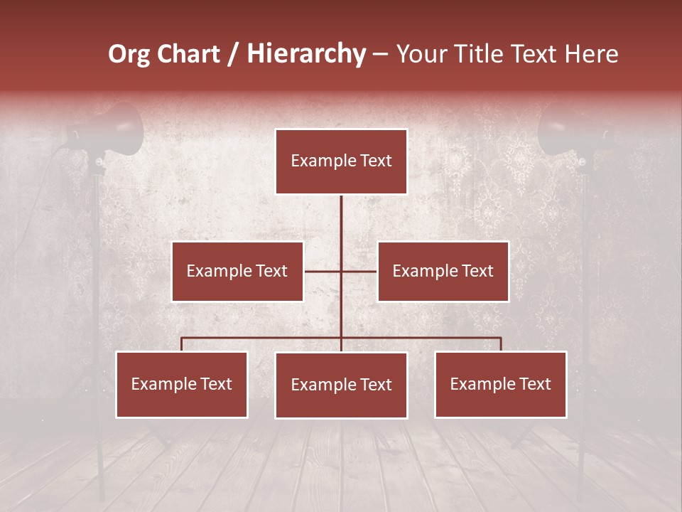 Grunge Equipment Floor PowerPoint Template