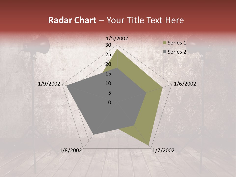 Grunge Equipment Floor PowerPoint Template