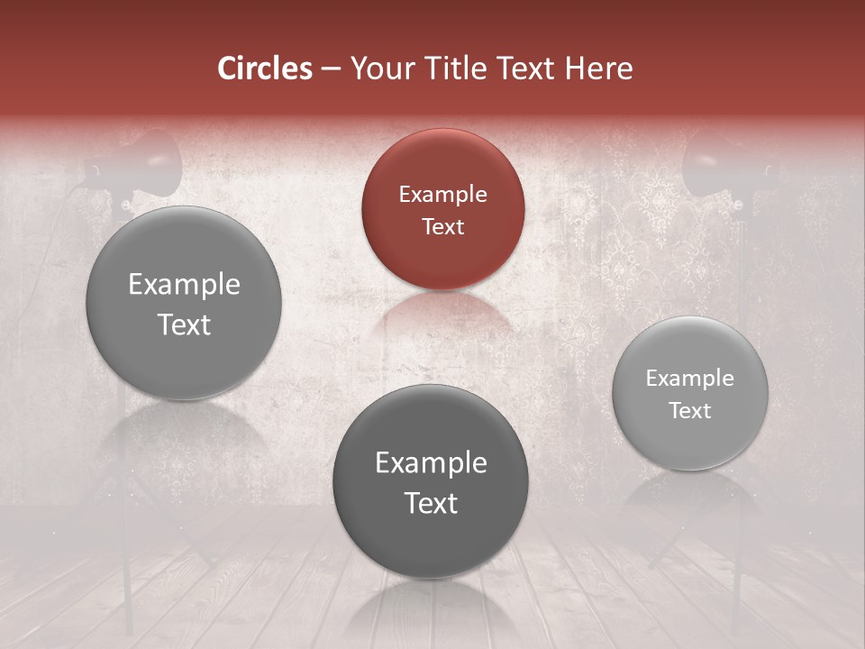 Grunge Equipment Floor PowerPoint Template
