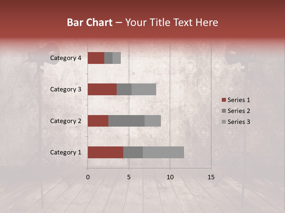 Grunge Equipment Floor PowerPoint Template