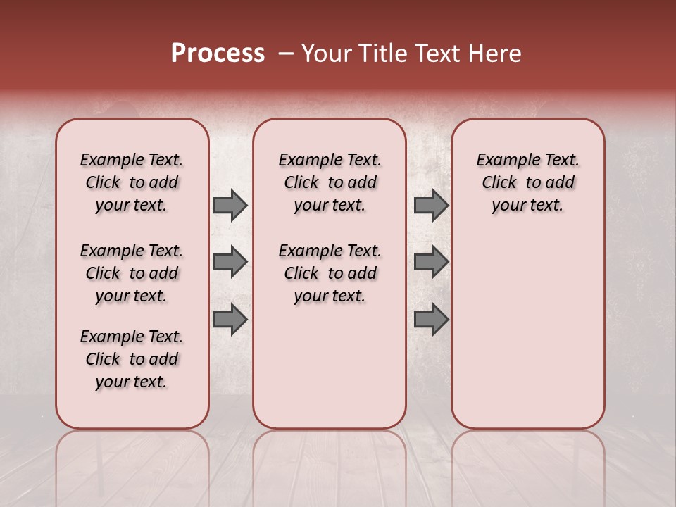 Grunge Equipment Floor PowerPoint Template