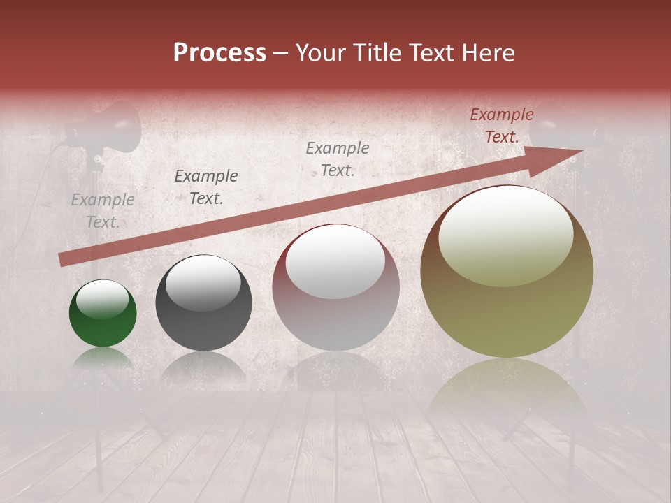 Grunge Equipment Floor PowerPoint Template