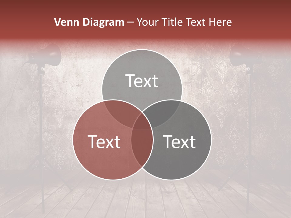 Grunge Equipment Floor PowerPoint Template