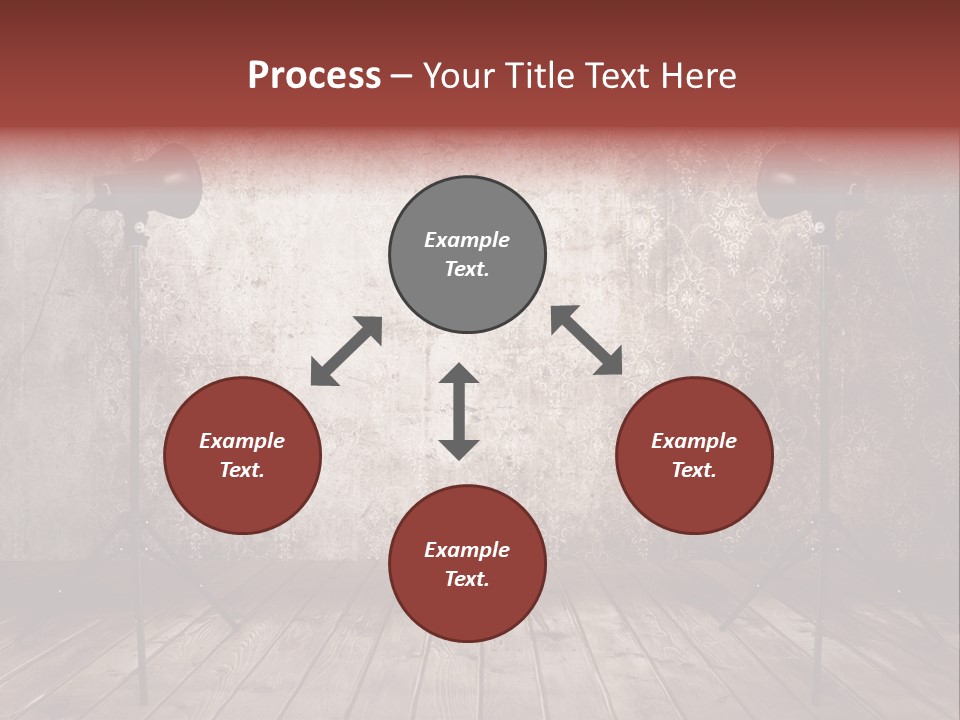 Grunge Equipment Floor PowerPoint Template