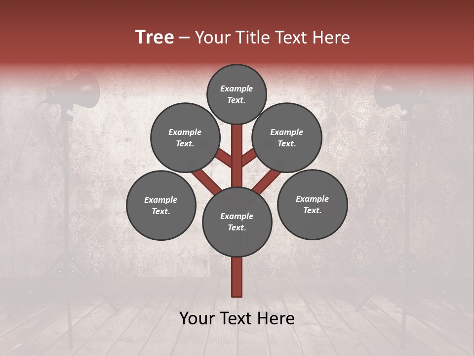 Grunge Equipment Floor PowerPoint Template